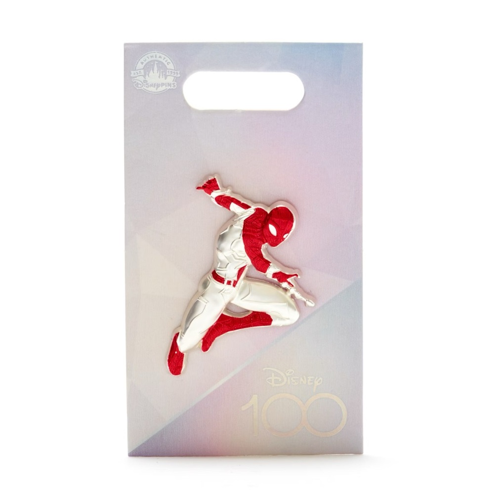 New Disney Marvel Spider-Man Disney 100 Celebration Pin.